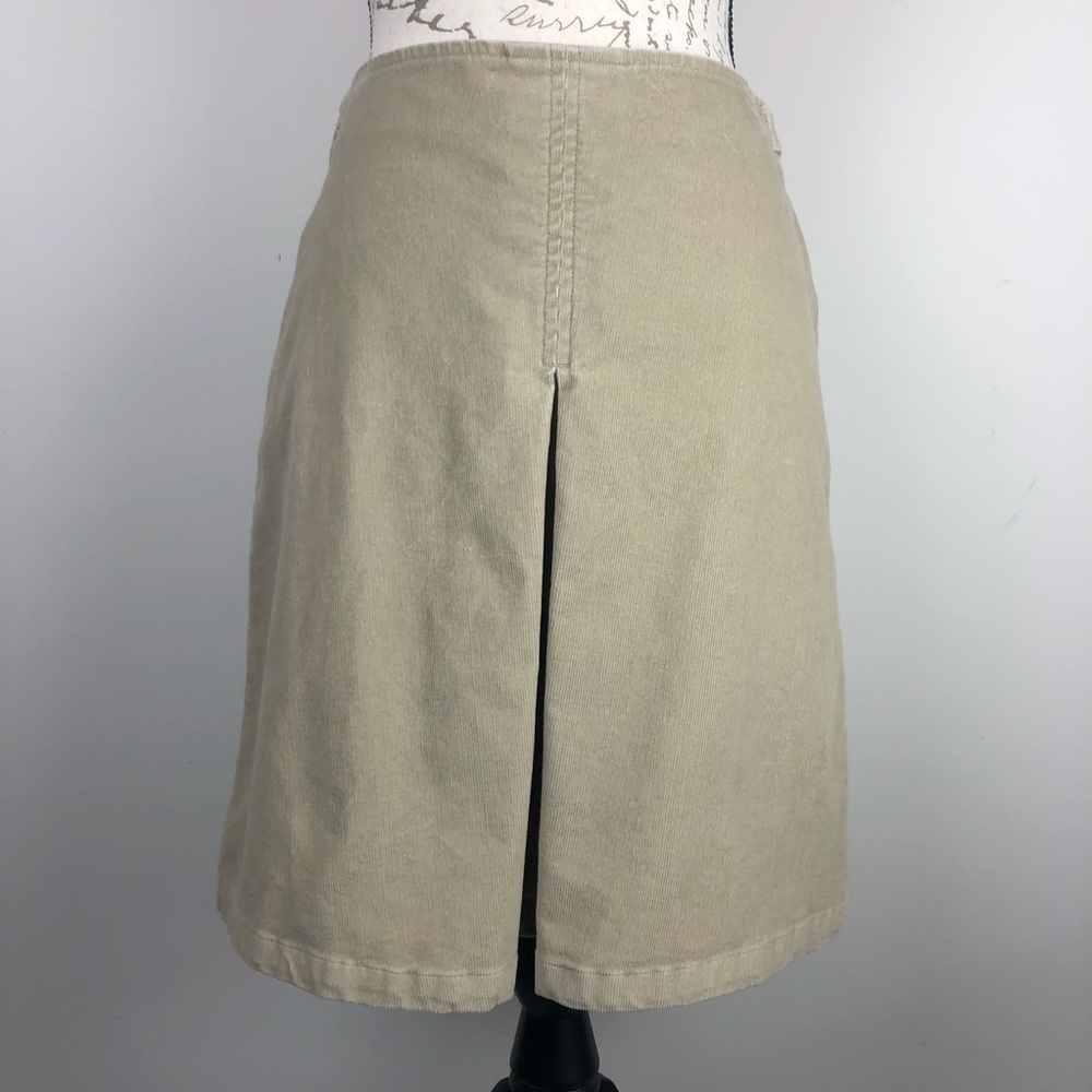 Old Navy Pleated Corduroy Skirt Sz 4